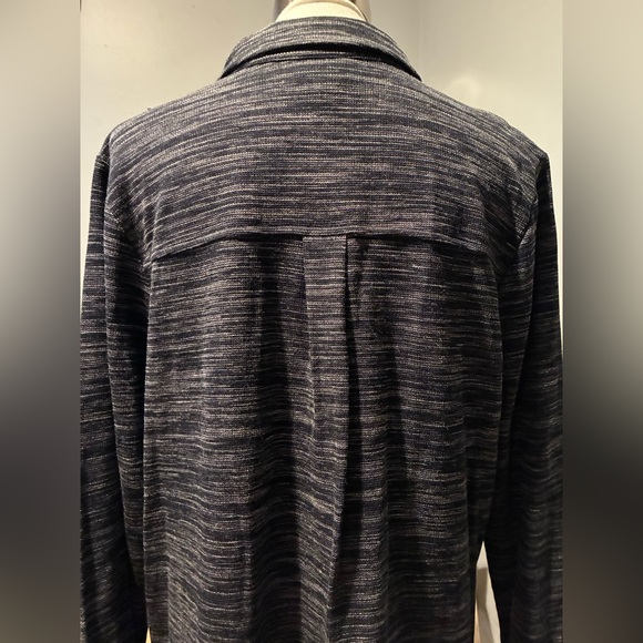 J Jill Wearever Collection New W/Tags Size L Textured Fabric Button Front - Picture 5 of 15